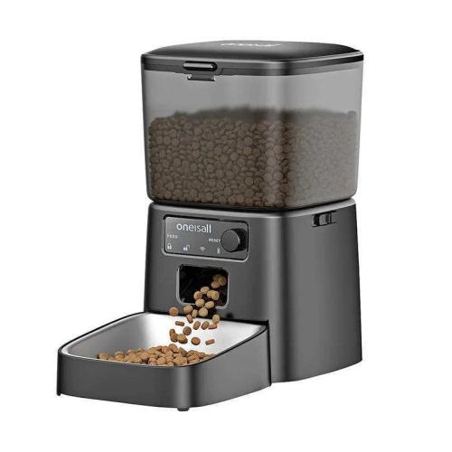 Oneisall Pfd001 Pro Smart Food Dispenser (Black)