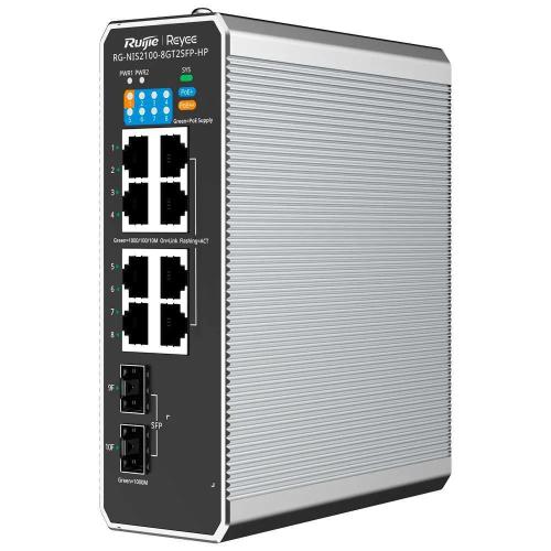 Reyee Switch Industrial Poe Cloud Capa 2 - 8 Port.