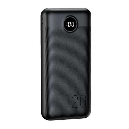 Power Bank Veger com Ecrã Lcd - Capacidade 20000mah - Entradas Usb-C, Micro Usb - Saídas 2x Usb-A -