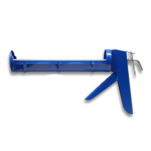 Pistola de silicone azul com zíper