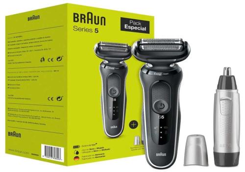 Máquina de Barbear Elétrica Braun 51-W1000 + Apara