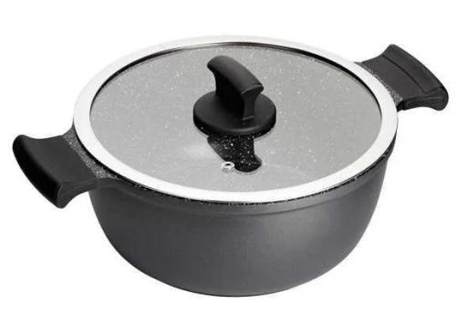 Caçarola com Tampa Inoxibar ABSOLUT Preto