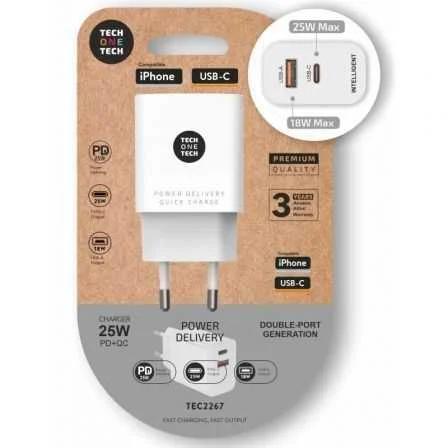 Carregador de Pared Tech One Tech Tec2267/ 1xusb Ti.