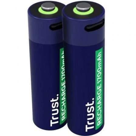Pack de 2 Pilas AA Trust 25584/ Recarregáveis