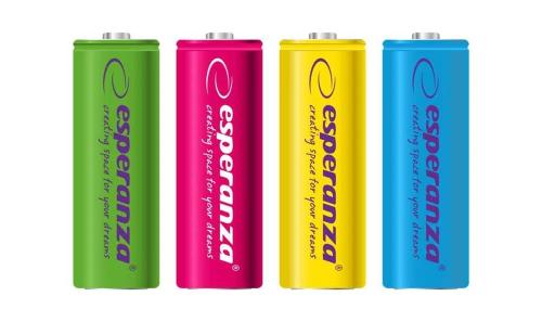 Esperanza Pilhas recarregáveis Ni-Mh AA 2000mah.