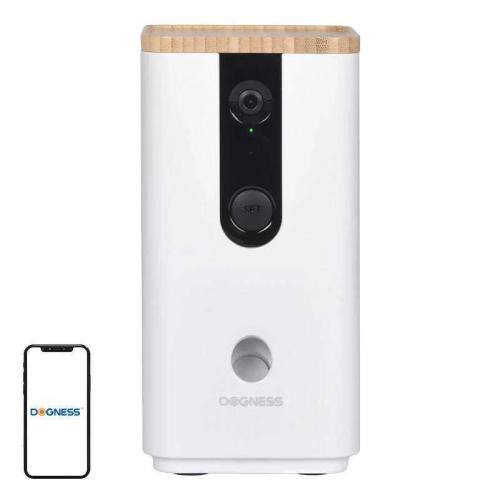 Smart Snack Feeder With Camera T03 Dogness (White)