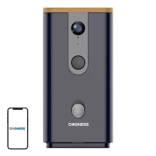Smart Snack Feeder With Camera T03 Dogness (Black)