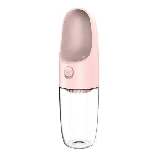 Garrafa de Água de Viagem para Animais de Estimação D02 Dogness (Cor-De-Rosa)