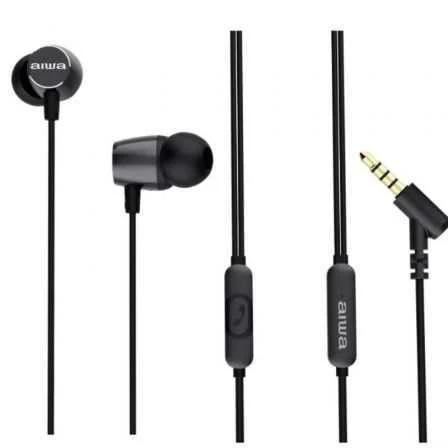 Auriculares Intrauditivos Aiwa Estm-30bk Preto