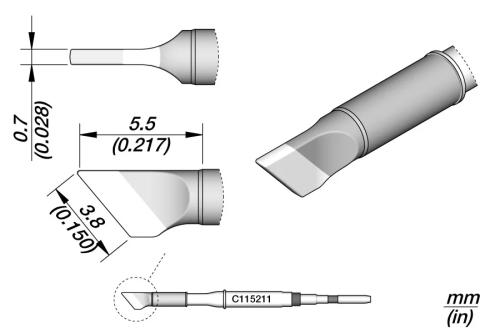 Cartucho de Lâminas 3,5 X 0,7 Ht