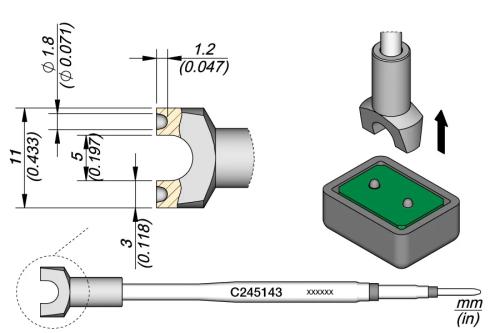 Cartucho Duplo de Fixação Térmica Ø 1,8