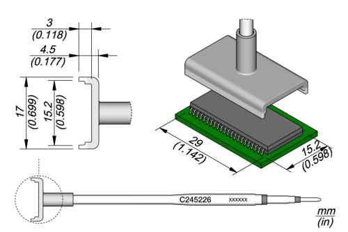 Dual In Line Cartridge 15.2 X 29