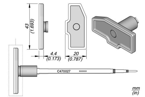 Cartucho de Remoção da Blindagem Rf 43 X 20
