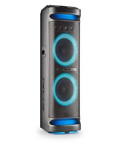 Coluna Portátil 4000w Ngs Wild Space 3 Preto