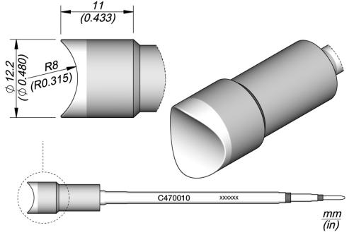 Pino / Conector Ponta R 8