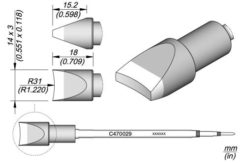 Pino / Conector Ponta R 31
