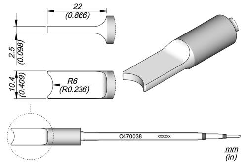 Pino / Conector Ponta R 6