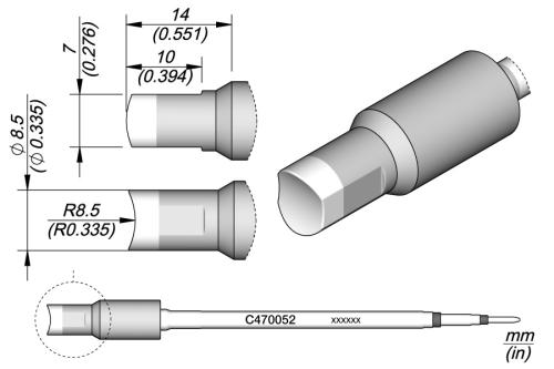 Pino / Conector Ponta R 8,5