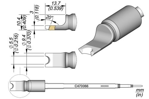 Pino / Conector Ponta Ø 5,5