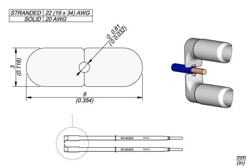 Pontas 20g Ø 0,81mm