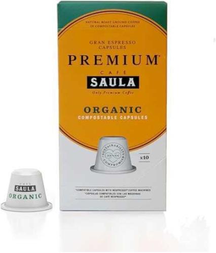 Café Orgánico Saula Premium 10 Capsulas