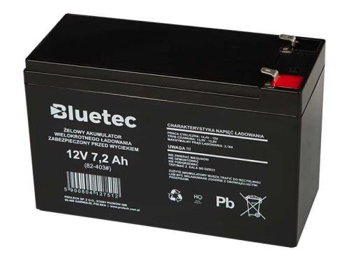Acumulador Zelowy 12v 72ah Bluetec