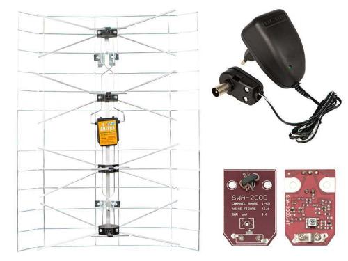 Antena de Malha+Fonte de Alimentação+Swa 2000