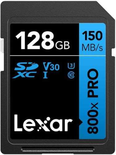 Cartão Lexar 128gb Professional 800x Pro Sdxc Uhs-I