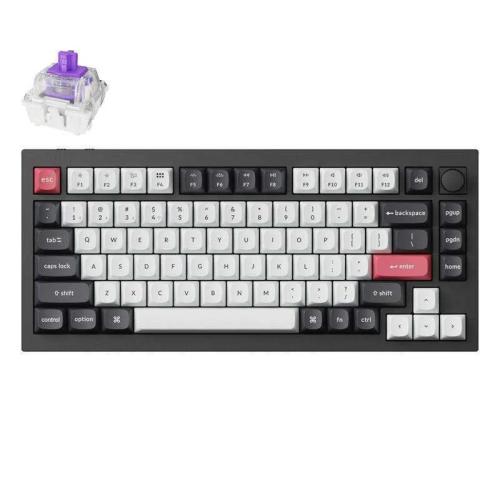 Keychron Q1 He Qmk Teclado Sem Fios RGB Knob Mag