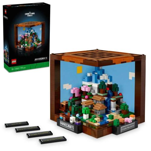 Lego Minecraft: a Mesa de Trabalho | Idades 18+ | 1195 Peças | Item 21265