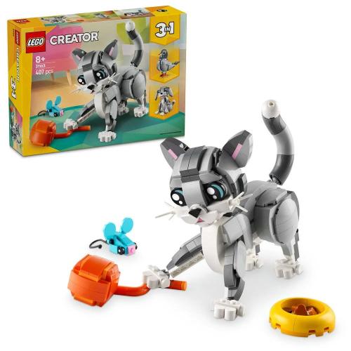 LEGO Creator 3-in-1: Gato Brincalhão | Idades 8+ .
