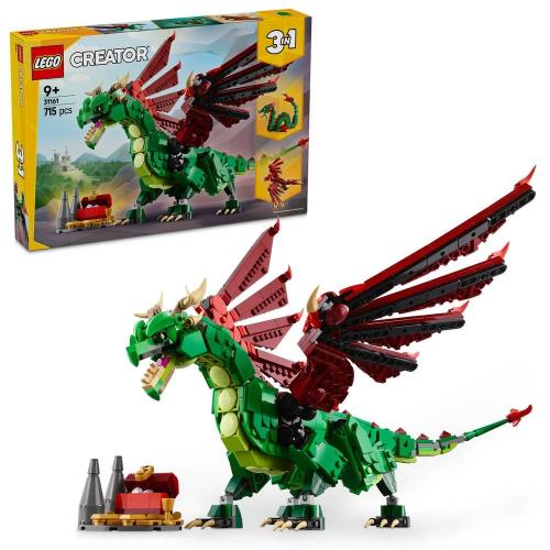LEGO Creator 3-in-1: Dragão Medieval | Idades 9+ .