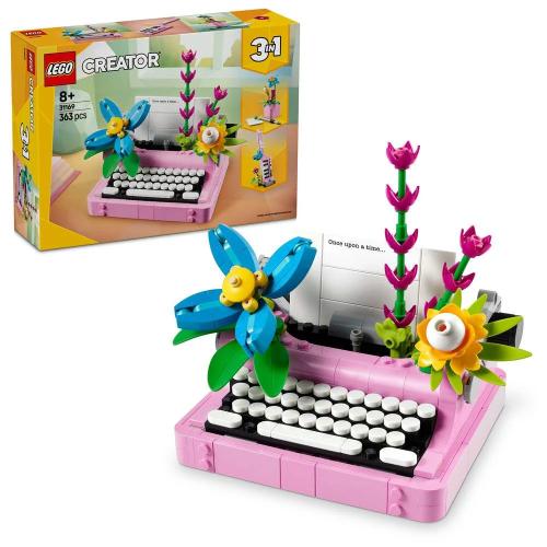 LEGO Creator 3-in-1: Máquina de Escrever com Flor.