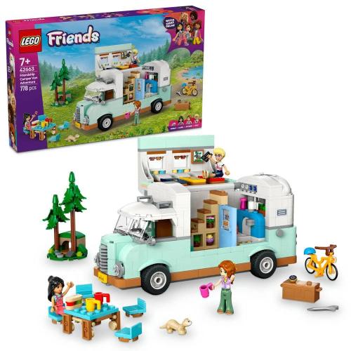 Lego Friends: Aventura Na Autocaravana da Amizade | Idades 7+ | 778 Peças | Item 42663