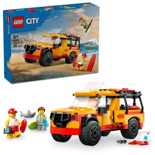 Lego City: Carrinha de Resgate Salva-Vidas | Idades 6+ | 214 Peças | Item 60453