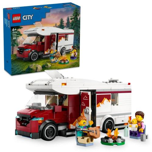 Lego City: Autocaravana para Aventuras Nas Férias | Idades 6+ | 385 Peças | Item 60454