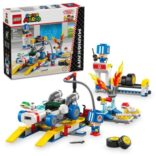 Lego Super Mario: Mario Kart Garagem do Toad | Idades 8+ | 390 Peças | Item 72035