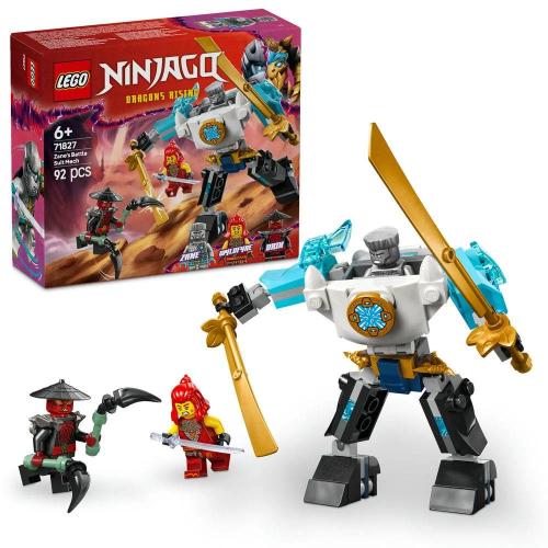 Lego Ninjago: Fato de Combate de Robô do Zane | Idades 6+ | 92 Peças | Item 71827