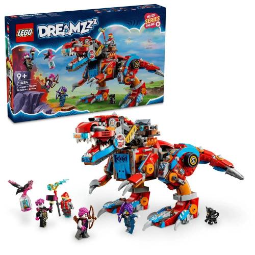 Lego Dreamzzz: Robô Dinossauro C-Rex do Cooper | Idades 9+ | 917 Peças | Item 71484