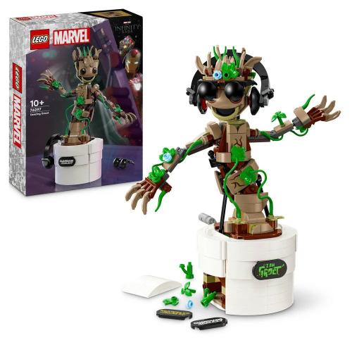 Lego Marvel: Groot Dançante | Idades 10+ | 459 Peças | Item 76297