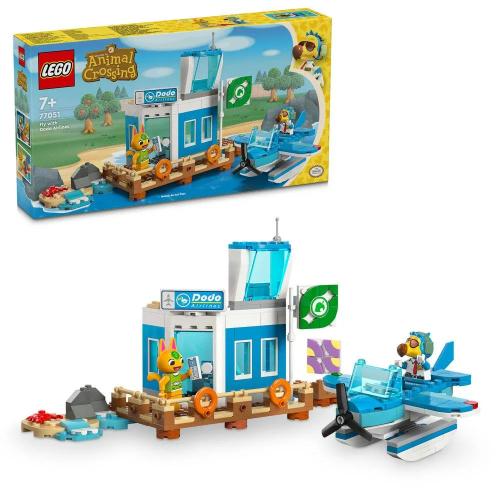 Lego Animal Crossing: Viagem com a Dodo Airlines | Idades 7+ | 292 Peças | Item 77051