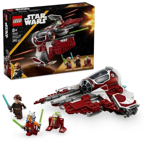 Lego Star Wars: Intercetor Jedi da Ahsoka | Idades 8+ | 290 Peças | Item 75401