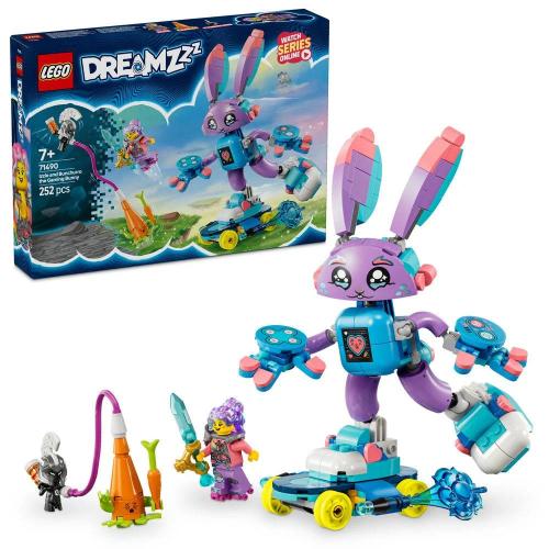 Lego Dreamzzz: Izzie e Bunchurro, o Coelhinho dos Jogos | Idades 7+ | 252 Peças | Item 71490