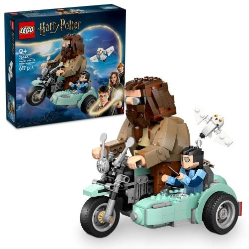 Lego Harry Potter: Passeio de Mota de Hagrid e Harry | Idades 9+ | 617 Peças | Item 76443