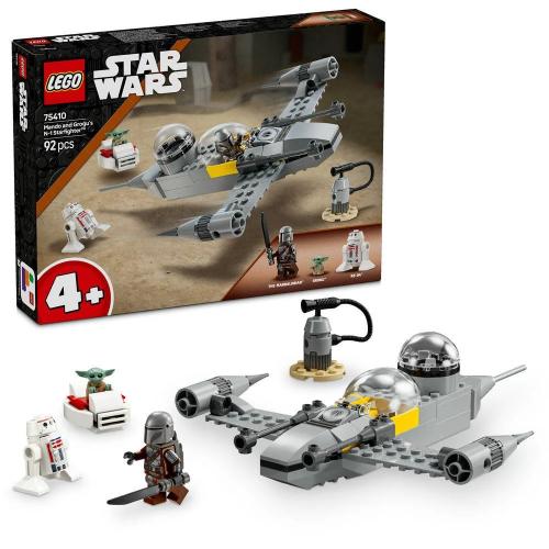 Lego Star Wars: Starfighter N-1 de Mando e Grogu | Idades 4+ | 92 Peças | Item 75410