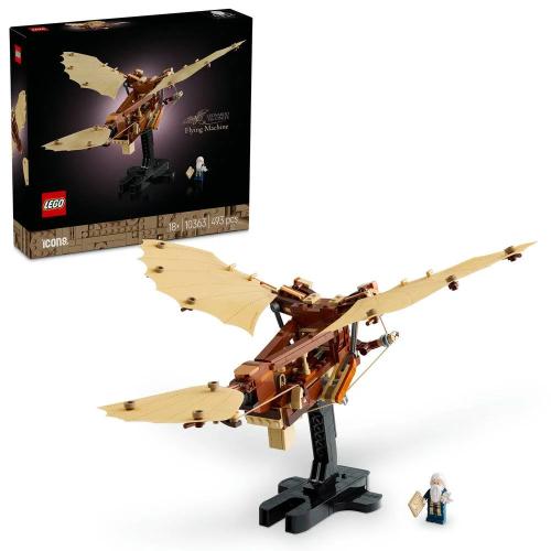 Lego Icons: Máquina Voadora de Leonardo da Vinci | Idades 18+ | 493 Peças | Item 10363