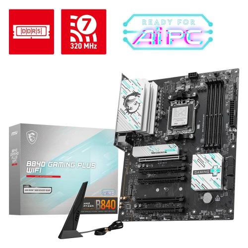 Motherboard Atx Msi B840 Gaming Plus Wifi Sktam5
