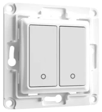 Interruptor de parede Shelly 2 botões - Branco