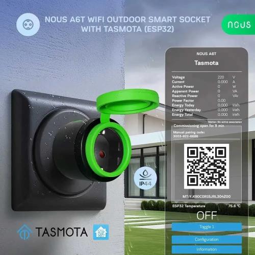 Nous A6t Wi-Fi Exterior / Casa de banho (Ip44) Fi.