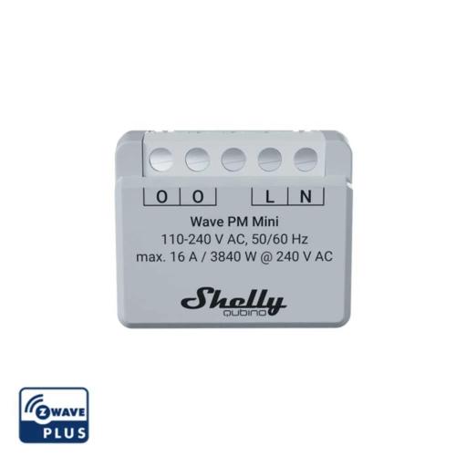 Shelly Qubino Wave Pm Mini Relé Inteligente com 1.